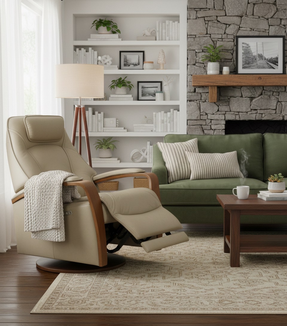 Fjords 203216P-AL552 Helsinki Recliner